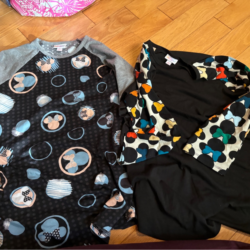 2 lularoe disney randy shirts